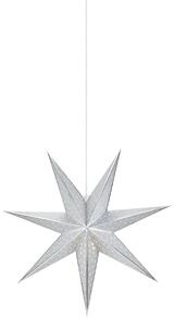 MAR 705789 Glitter stříbrná závěsná hvězda 45 cm - Markslöjd