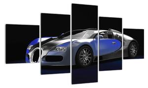 Sportovní auto, obrazy na stěnu (125x70cm)