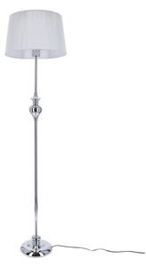 Stojací lampa GILLENIA 1xE27/60W/230V stříbrná