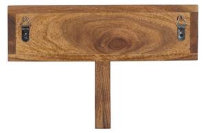 Hoorns Akátový nástěnný noční stolek Libie 40 x 37,5 cm