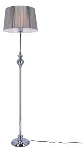 Stojací lampa GILLENIA 1xE27/60W/230V stříbrná