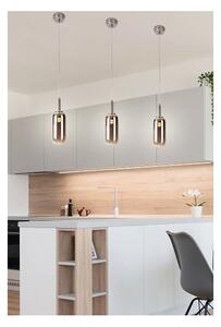 LED Lustr na lanku FIUGGI LED/6W/230V šedá