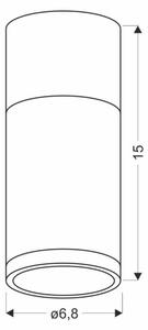 Stropní svítidlo TUBA GU10/15W/230V