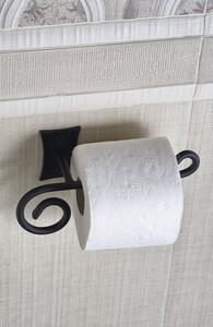 SAPHO REBECCA retro držák toaletního papíru bez krytu, černá CC017