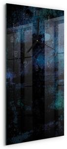 Skleněné hodiny vertikální Vzor zsppc-30x60-00182158