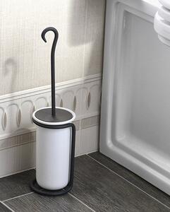 SAPHO REBECCA retro WC štětka na postavení, keramika, černá mat CC010