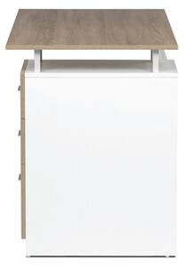Stylový kancelářský stůl RENO 120x60cm s šuplíky – melamin, dub sonoma