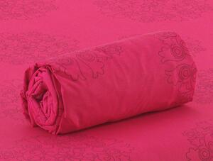Bavlněné prostěradlo Sedef Růžové Rozměr: 90x200 cm