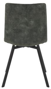 Jídelní židle THEDA S šedozelená