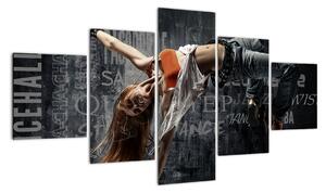 Street dance - obraz (125x70cm)