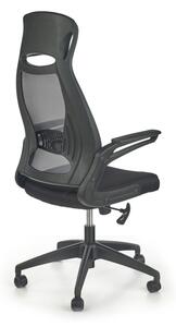Kancelářská židle SOLARIS, 58x116-124x62, černá/popel