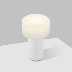 Nabíjecí stolní lampa Tiny-B LED, bílá, výška 13 cm, IP54, USB