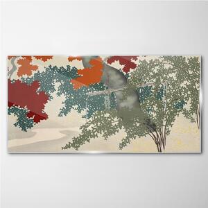 Obraz na skle Obraz na skle Abstrakce stromů stromů