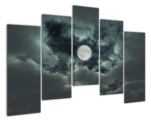 Obraz měsíce a mraků (125x90cm)
