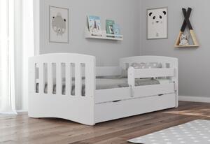 Dětská postel MAGIC 1 + matrace + úložný prostor, 140x80, bílá