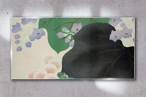 Obraz na skle Obraz na skle Abstrakce asijských listů