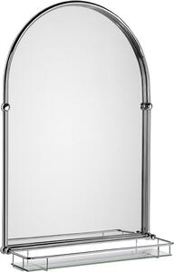 SAPHO TIGA retro zrcadlo s policí 48x67cm, chrom HZ202