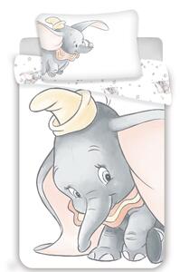 Jerry Fabrics Povlečení do postýlky 100x135 + 40x60 cm - Dumbo "Grey"