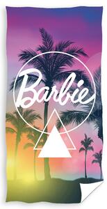 Carbotex Bavlněná froté osuška 70x140 cm - Barbie Miami Beach