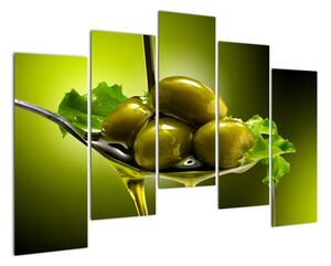 Obrazy do kuchyně - olivy (125x90cm)