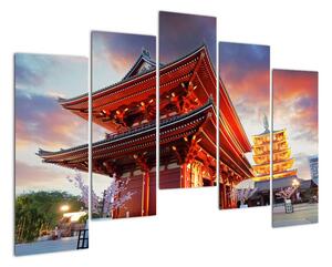 Obraz chrámu v Japonsku (125x90cm)