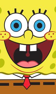 Carbotex Bavlněný froté ručníček 30x50 cm - Sponge Bob Face