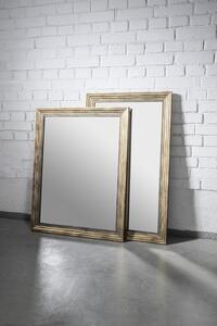 SAPHO DEGAS retro zrcadlo v dřevěném rámu 616x1016mm, černá/starobronz NL731