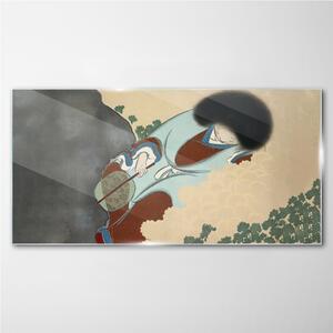 Obraz na skle Obraz na skle Asijské tradiční kimono