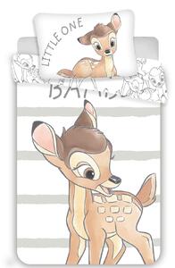 Jerry Fabrics Povlečení do postýlky 100x135 + 40x60 cm - Bambi Stripe baby