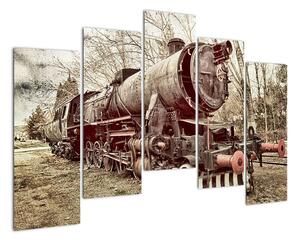 Obraz lokomotivy (125x90cm)