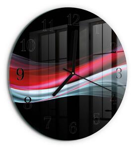 Skleněné nástěnné hodiny Abstrakce zsoc-fi30-00175198