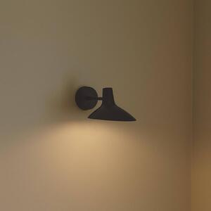 DFTP by Nordlux Darci Krátké nástěnné svítidlo, projekce 33,5 cm, černé, Černá, Ložnice, kov, Skandinávský