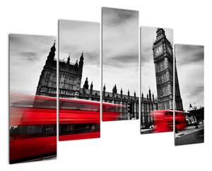 Moderní obraz - centrum Londýna (125x90cm)