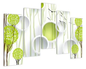 Moderní obraz - jarní příroda (125x90cm)