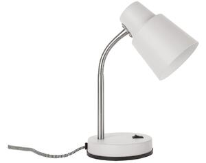 Present time Bílá kovová stolní lampa Jose