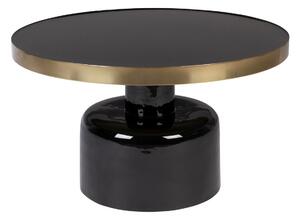 Černý kovový konferenční stolek ZUIVER GLAM 60 cm