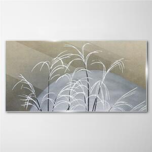 Obraz na skle Obraz na skle Abstrakce rostlinný sníh \ t