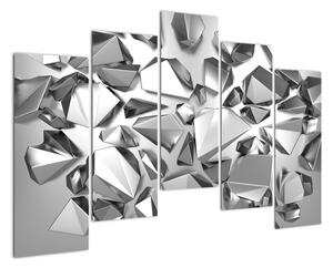 Abstraktní obrazy - krystaly (125x90cm)