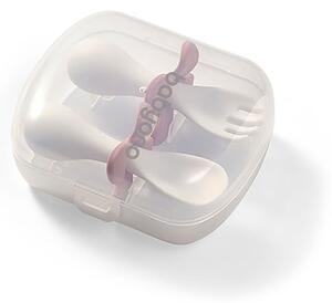 Ergonomický příbor pro děti Baby Ono růžový