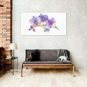Obraz na skle Obraz na skle Malování květinové větve