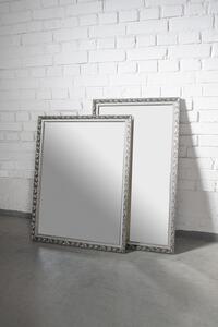 Sapho MELISSA zrcadlo v dřevěném rámu 572x972mm, stříbrná