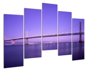 Obraz dlouhého mostu (125x90cm)