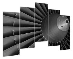 Detail turbíny - obraz (125x90cm)