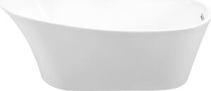 Olsen Spa Volně stojící retro vana CALIMA bílá - Barva - Bílá, Barva sifonu - Chrom, Rozměr vany - 170 × 74 cm VANCALIM170