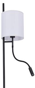 LED Stojací lampa TOKYO 1xE27/40W/230V + LED/3W černá/bílá