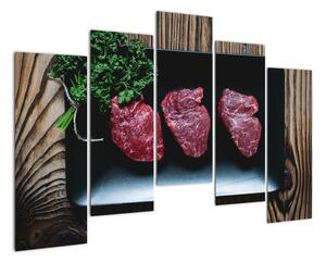 Obraz - steaky (125x90cm)