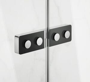 Hüppe Aura Pure Sprchové dveře 90 cm pravé, stříbrné/čiré sklo AP0113.069.322