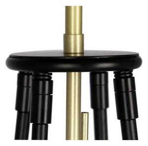 Stojací lampa TEGOLA 1xE27/60W/230V černá/zlatá