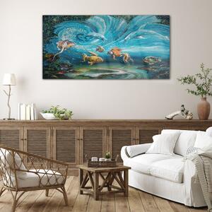 Obraz na skle Obraz na skle Malování zvířat ryby