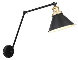 Nástěnná lampička FUNDO 1xE27/40W/230V černá/zlatá